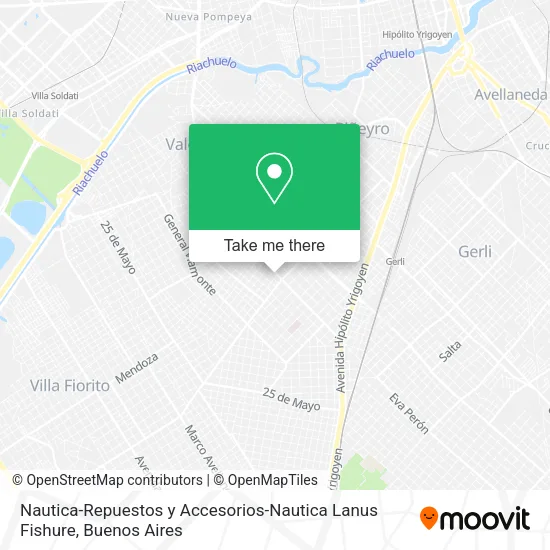 Mapa de Nautica-Repuestos y Accesorios-Nautica Lanus Fishure