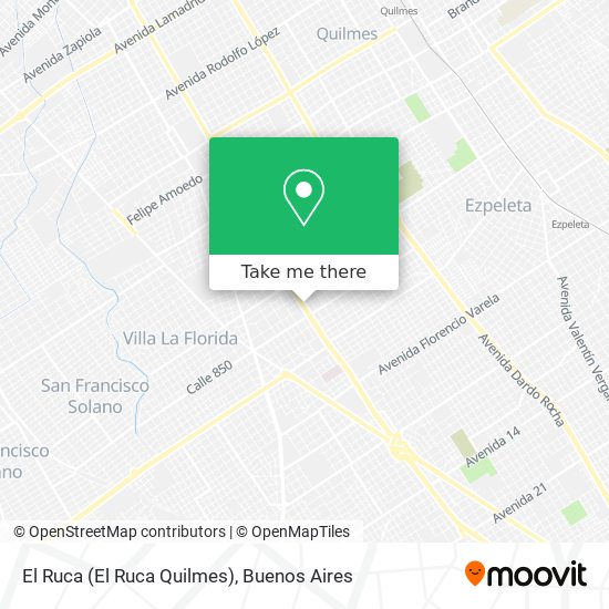 El Ruca (El Ruca Quilmes) map
