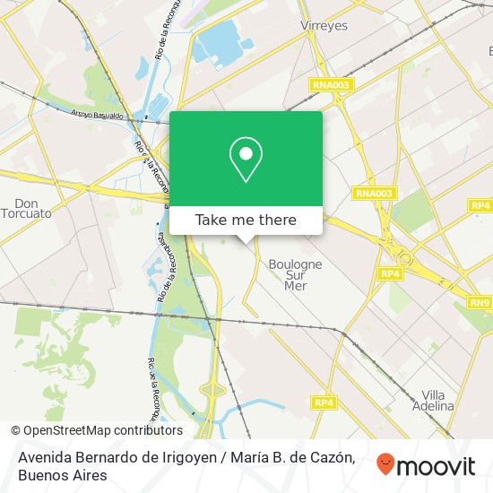 Avenida Bernardo de Irigoyen / María B. de Cazón map