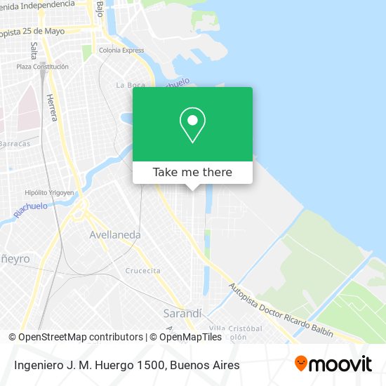 Ingeniero J. M. Huergo 1500 map