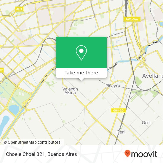Choele Choel 321 map