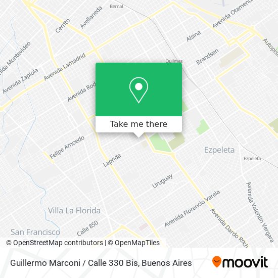 Guillermo Marconi / Calle 330 Bis map
