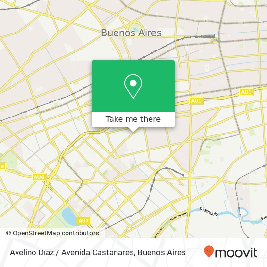 Mapa de Avelino Díaz / Avenida Castañares