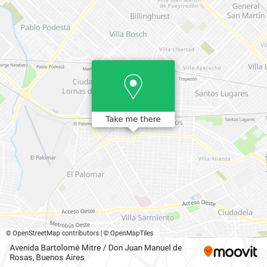 Avenida Bartolomé Mitre / Don Juan Manuel de Rosas map