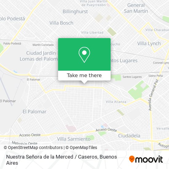 Nuestra Señora de la Merced / Caseros map
