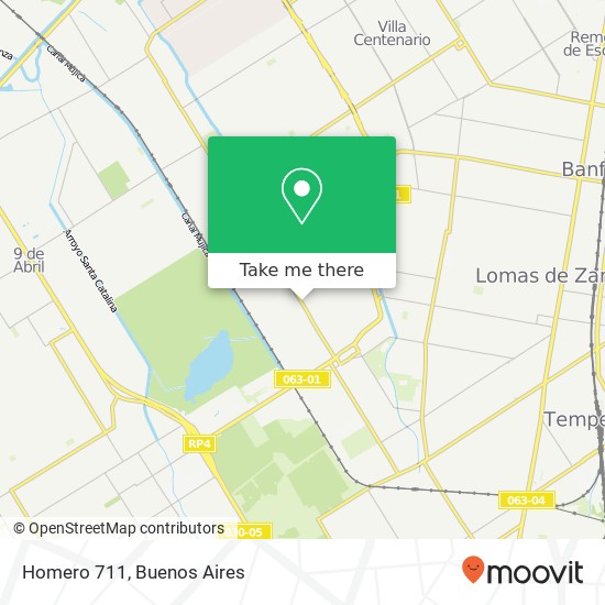 Homero 711 map