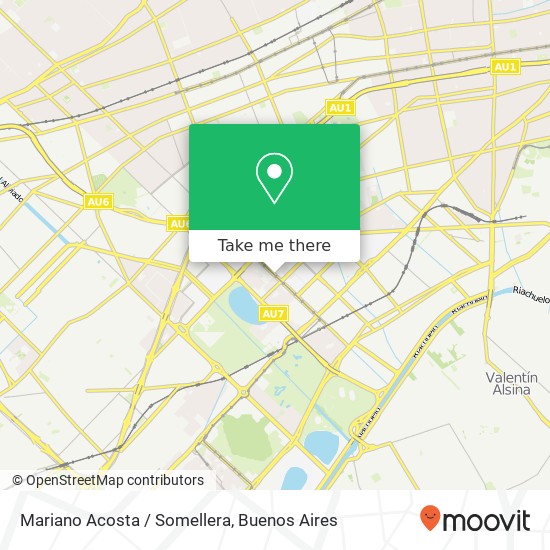 Mariano Acosta / Somellera map
