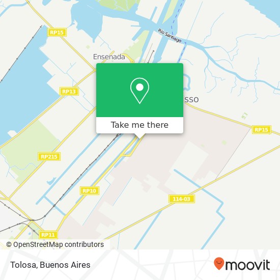 Tolosa map