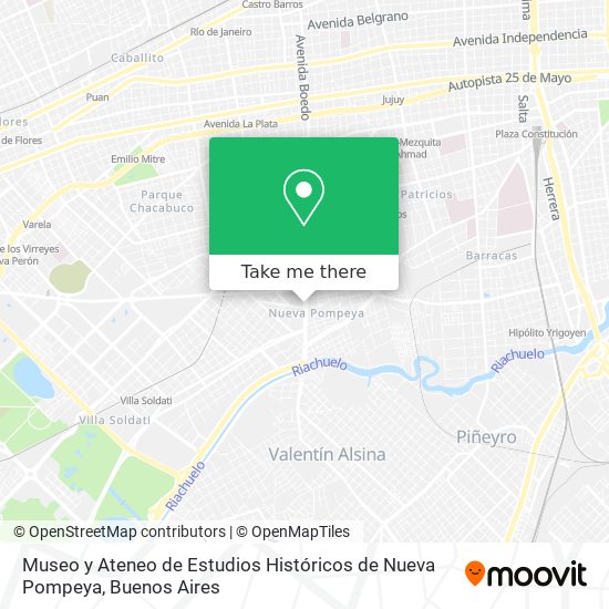 Museo y Ateneo de Estudios Históricos de Nueva Pompeya map