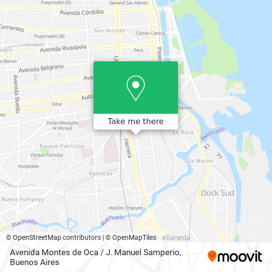 Avenida Montes de Oca / J. Manuel Samperio map