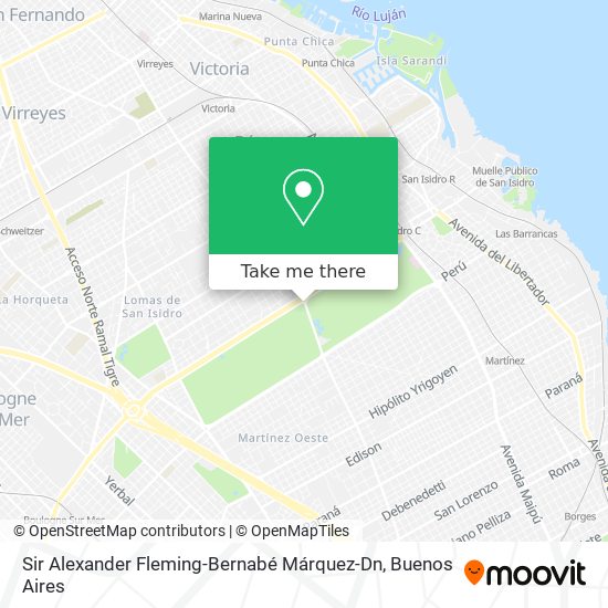 Sir Alexander Fleming-Bernabé Márquez-Dn map