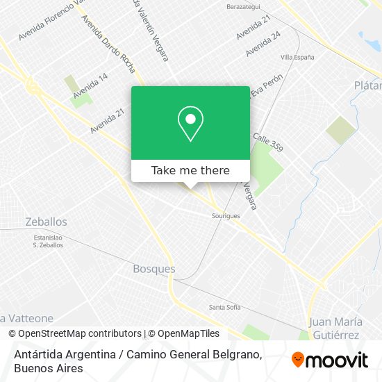 Antártida Argentina / Camino General Belgrano map