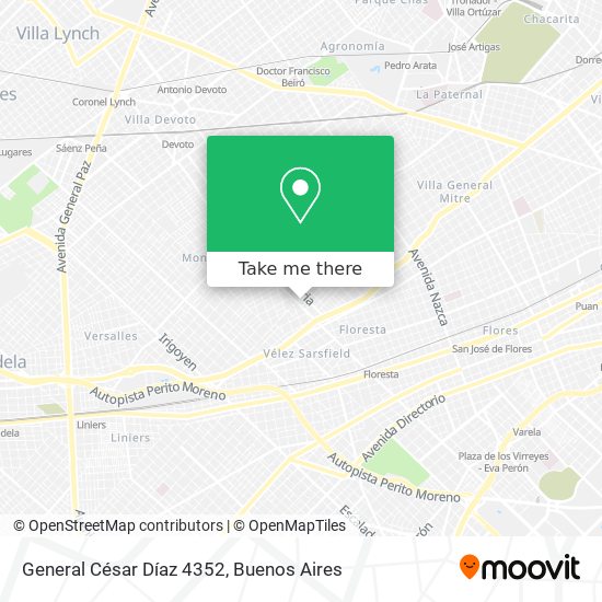 General César Díaz 4352 map