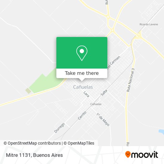 Mitre 1131 map