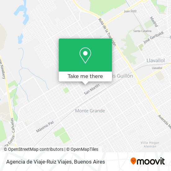 Agencia de Viaje-Ruiz Viajes map