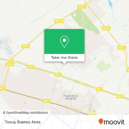 Tosca map