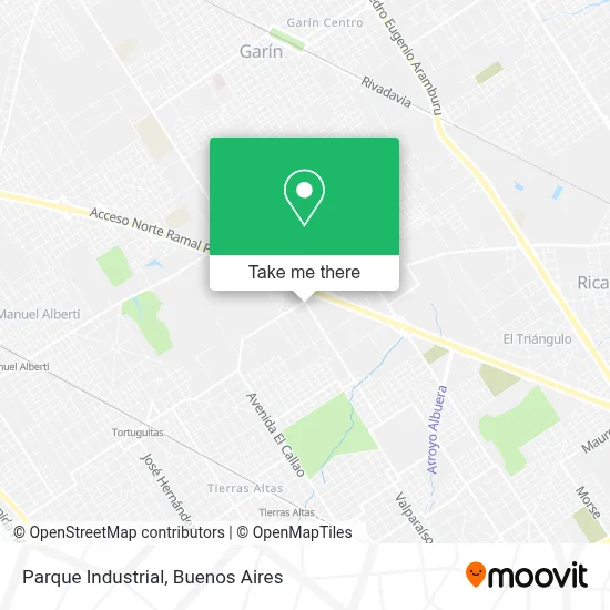 Parque Industrial map