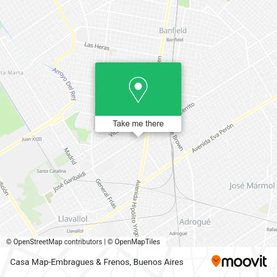 Mapa de Casa Map-Embragues & Frenos