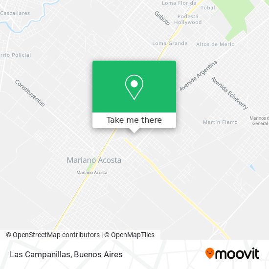 Las Campanillas map