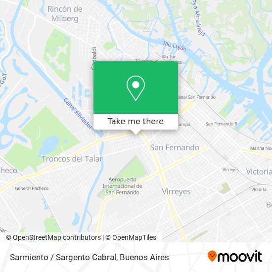 Mapa de Sarmiento / Sargento Cabral