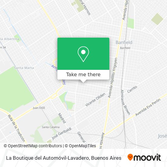 La Boutique del Automóvil-Lavadero map