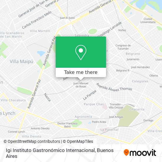 Igi Instituto Gastronómico Internacional map