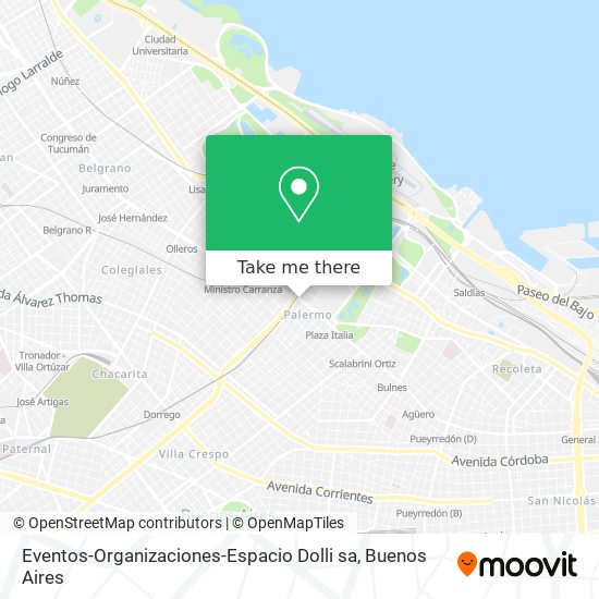 Eventos-Organizaciones-Espacio Dolli sa map