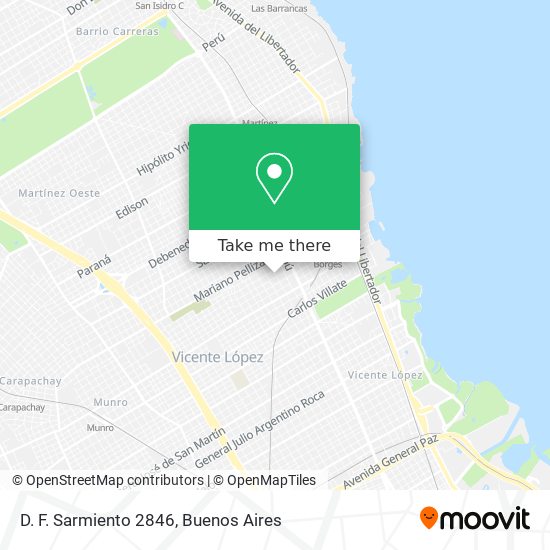D. F. Sarmiento 2846 map