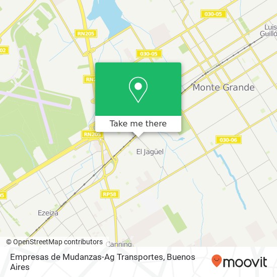 Empresas de Mudanzas-Ag Transportes map