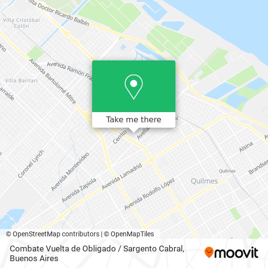 Combate Vuelta de Obligado / Sargento Cabral map