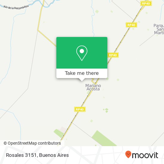 Rosales 3151 map