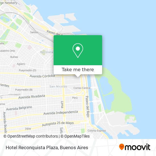 Mapa de Hotel Reconquista Plaza