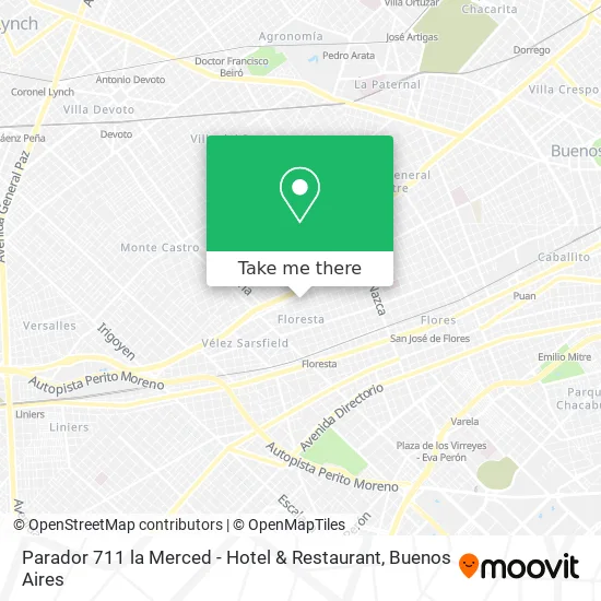Mapa de Parador 711 la Merced - Hotel & Restaurant