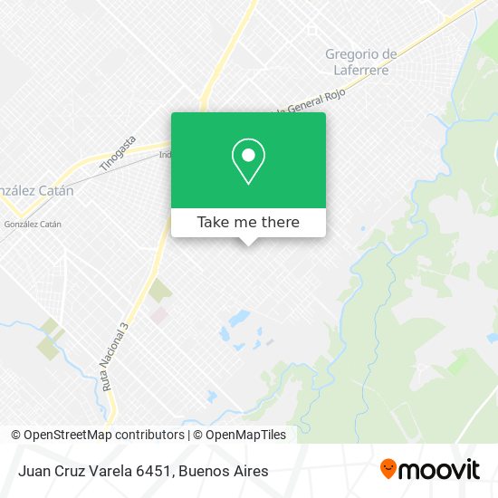 Mapa de Juan Cruz Varela 6451