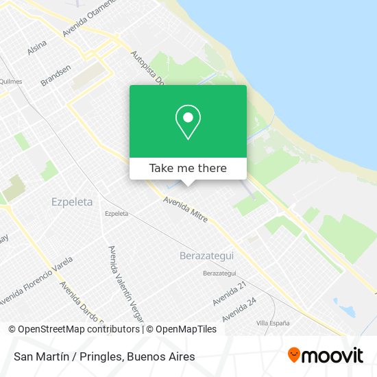 Mapa de San Martín / Pringles