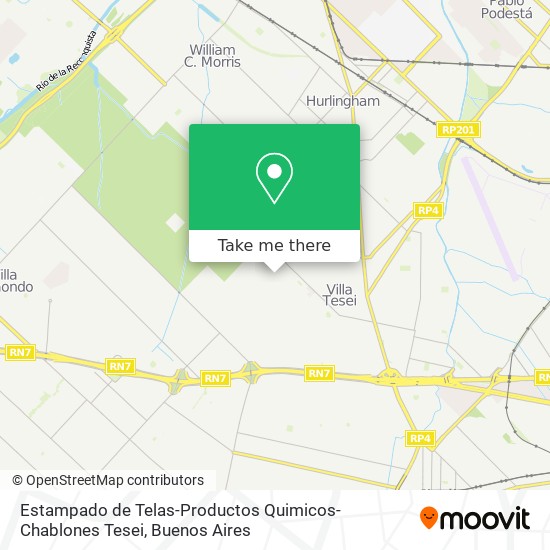 Mapa de Estampado de Telas-Productos Quimicos-Chablones Tesei