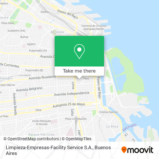 Limpieza-Empresas-Facility Service S.A. map