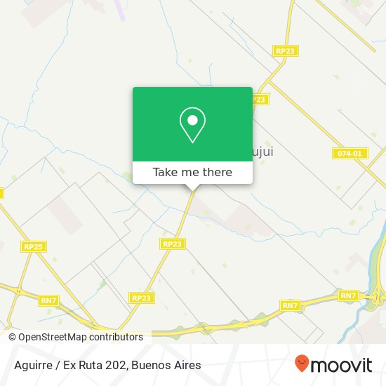 Aguirre / Ex Ruta 202 map