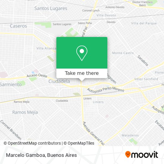 Marcelo Gamboa map