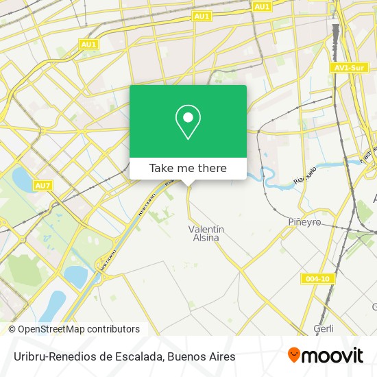 Uribru-Renedios de Escalada map