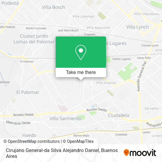 Mapa de Cirujano General-da Silva Alejandro Daniel