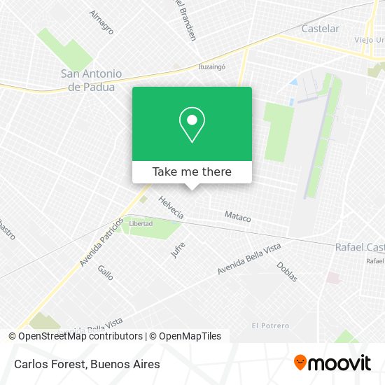 Mapa de Carlos Forest