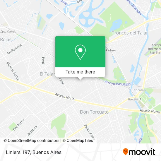 Liniers 197 map
