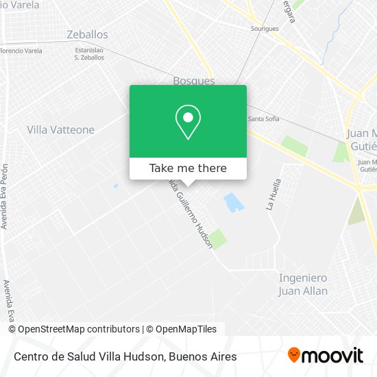 Centro de Salud Villa Hudson map