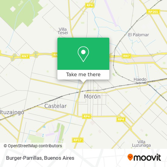 Mapa de Burger-Parrillas