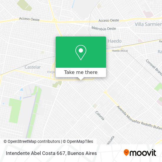 Intendente Abel Costa 667 map