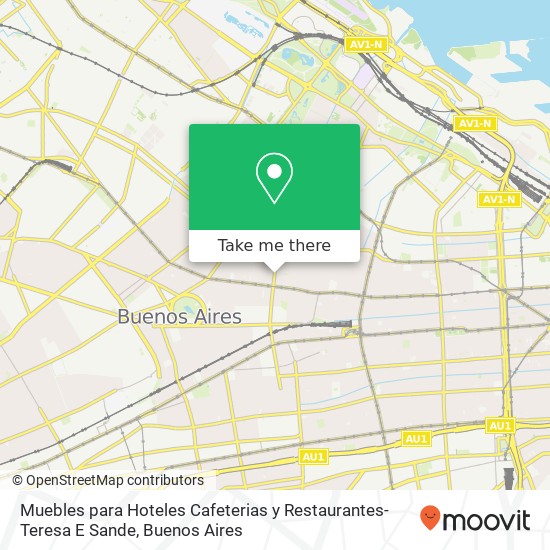 Muebles para Hoteles Cafeterias y Restaurantes-Teresa E Sande map