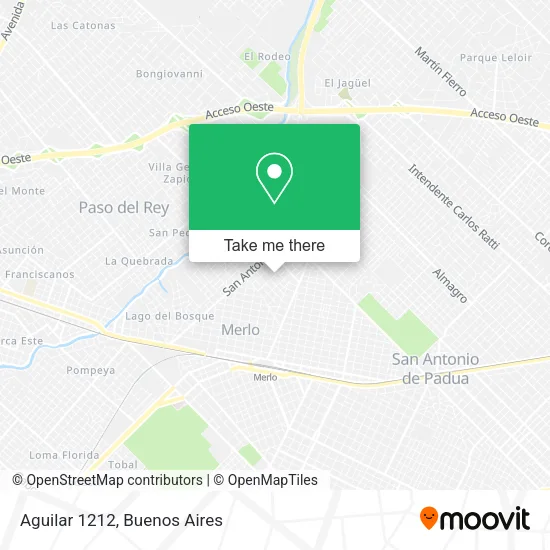 Aguilar 1212 map