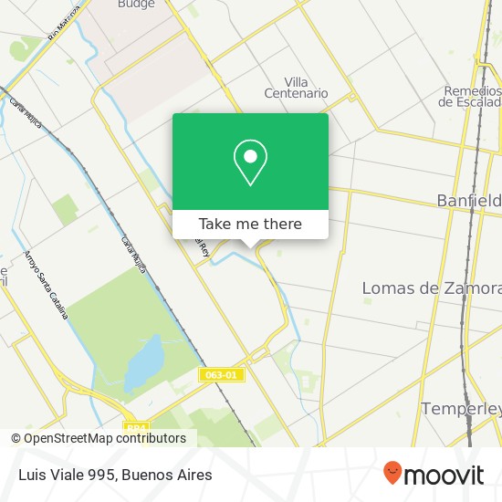 Luis Viale 995 map