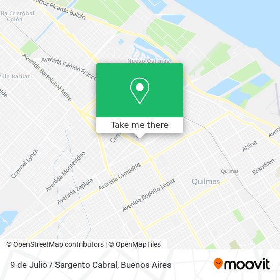 Mapa de 9 de Julio / Sargento Cabral